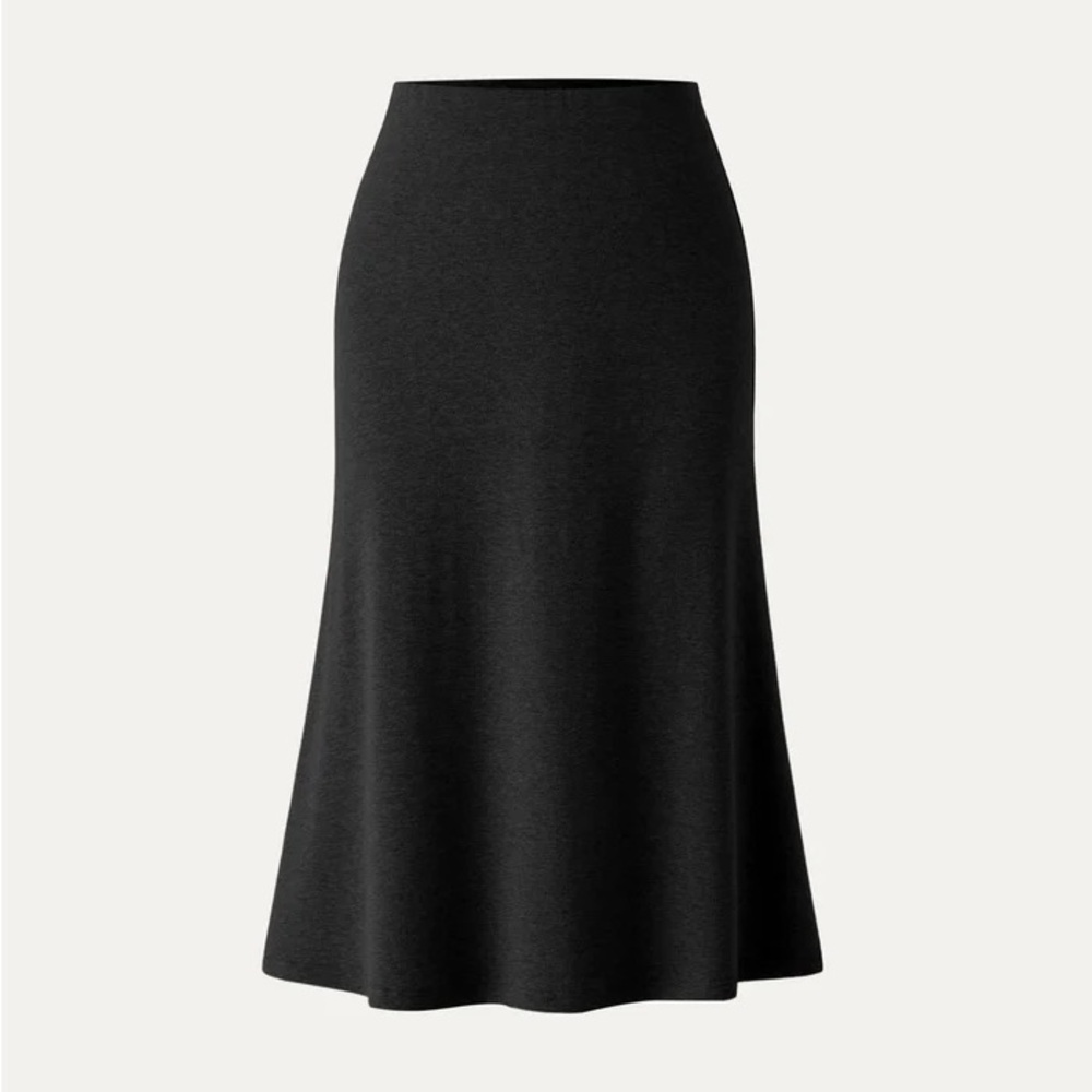 OGL Soft Thermal Pull-On Midi Skirt MEDIUM